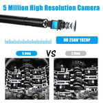 Telecamera ispezione endoscopio WIFI F220 5,5 mm HD 5MP 5 m
