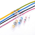 100 pz Terminali filo termoretraibili 1.5-2.5mm blu