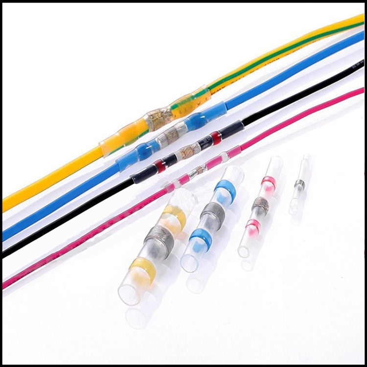 Connettori termorestringenti 4-6mm gialli 100 pezzi