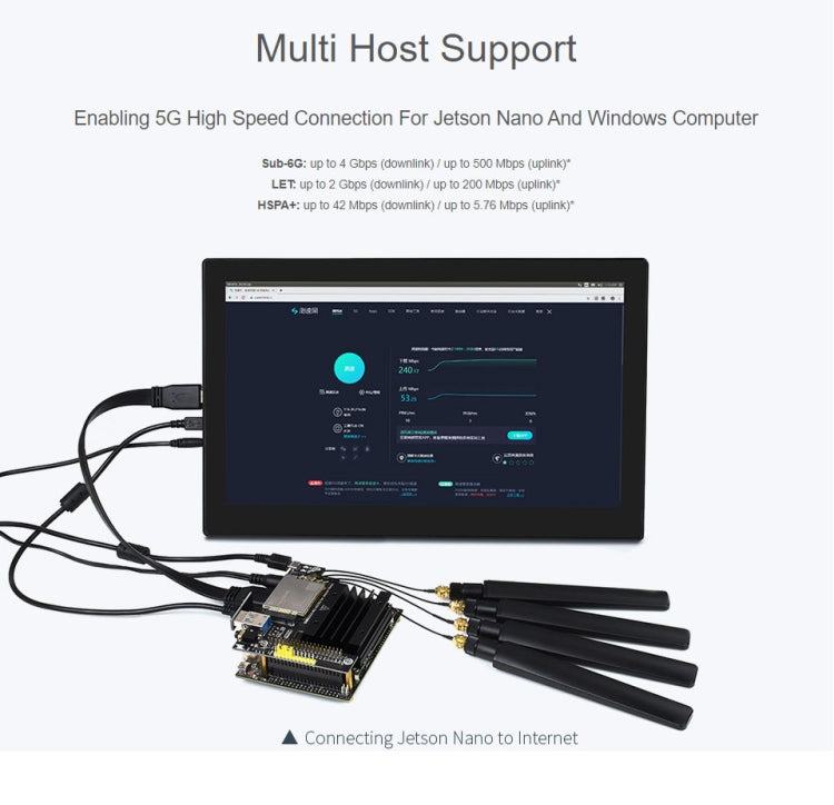 Modulo 5G SIM8202G-M2 Snapdragon X55 per Jetson Nano
