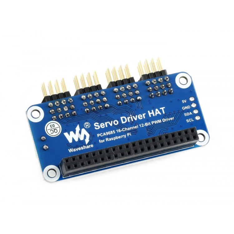 Servoazionamento I2C Waveshare 16 canali 12 bit per Raspberry Pi