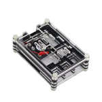 Custodia acrilico 9 strati con ventola per Raspberry Pi 3