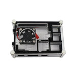 Custodia acrilico 9 strati con ventola per Raspberry Pi 3