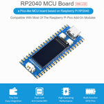 Scheda MCU Waveshare RP2040-LCD 0.96" con display LCD