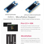 Scheda MCU Waveshare RP2040-LCD 0.96" con display LCD