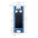 Scheda MCU Waveshare RP2040-LCD 0.96" con display LCD