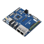 Scheda base Waveshare Dual Gigabit Ethernet per Raspberry Pi CM4
