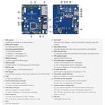 Scheda base Waveshare Dual Gigabit Ethernet per Raspberry Pi CM4 - immagine 7