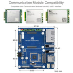 Scheda base Waveshare Dual Gigabit Ethernet per Raspberry Pi CM4 - immagine 8