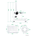 Kit microscopio Raspberry Pi con schermo 4,3" e fotocamera 12 MP
