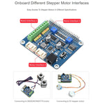 Waveshare HRB8825 Motore passo-passo HAT per Raspberry Pi