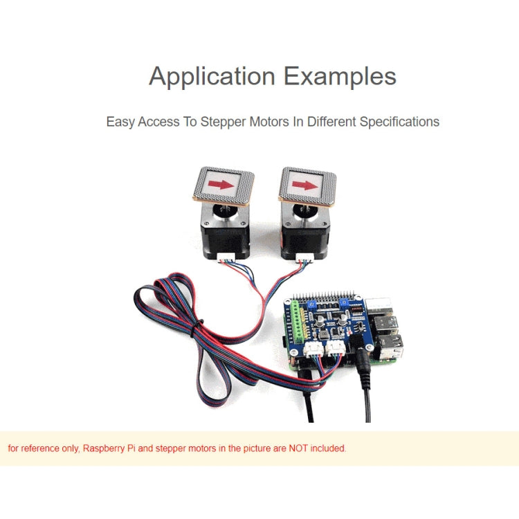 Waveshare HRB8825 Motore passo-passo HAT per Raspberry Pi