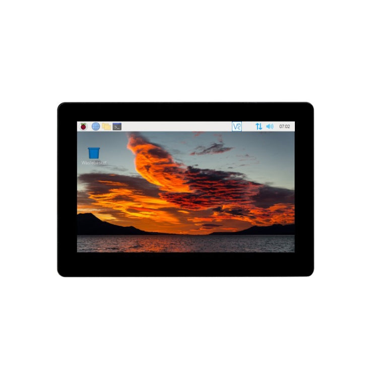 Espansione touch screen 5 pollici per Raspberry Pi CM4 con PoE
