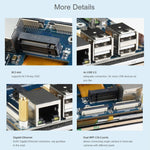 Espansione touch screen 5 pollici per Raspberry Pi CM4 con PoE
