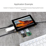 Espansione touch screen 5 pollici per Raspberry Pi CM4 con PoE