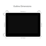 Espansione touch screen 5 pollici per Raspberry Pi CM4 con PoE