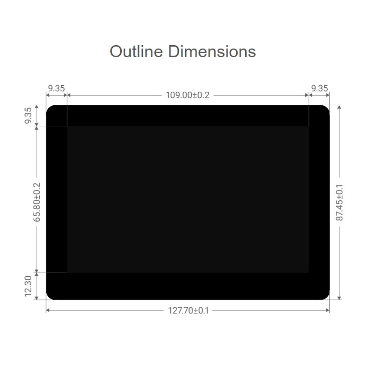 Espansione touch screen 5 pollici per Raspberry Pi CM4 con PoE
