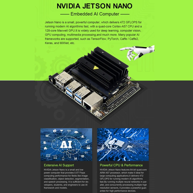 Kit AI Waveshare JetRacer robot da corsa con Jetson Nano
