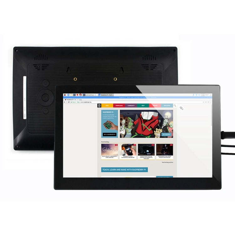 LCD touch screen capacitivo 13,3" HDMI con vetro temperato