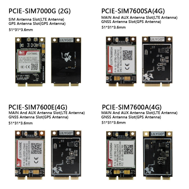 Modulo sviluppo TTGO T-PCIE ESP32-WROVER-B con SIM7000G