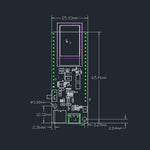Modulo WiFi Bluetooth ESP32 con 4MB Flash