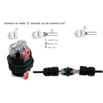 Connettore cavo dritto 3 pin impermeabile IP68 XY-17