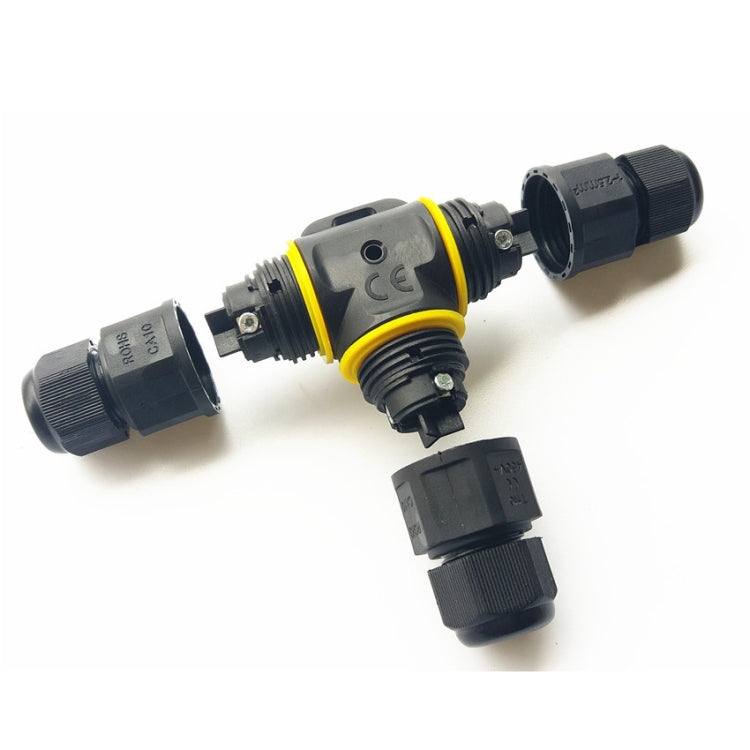 Connettore cavo tipo T 3 pin impermeabile IP68 XYT21