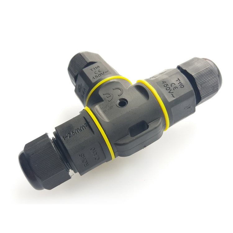 Connettore cavo tipo T 3 pin impermeabile IP68 XYT21