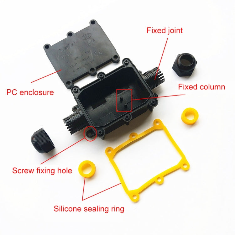 Scatola di giunzione impermeabile IP68 a 6 vie 450V 24A