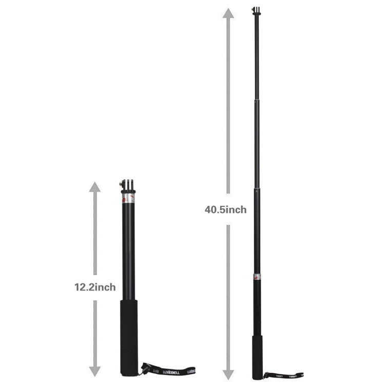 Asta selfie universale in lega di alluminio 25-75 cm