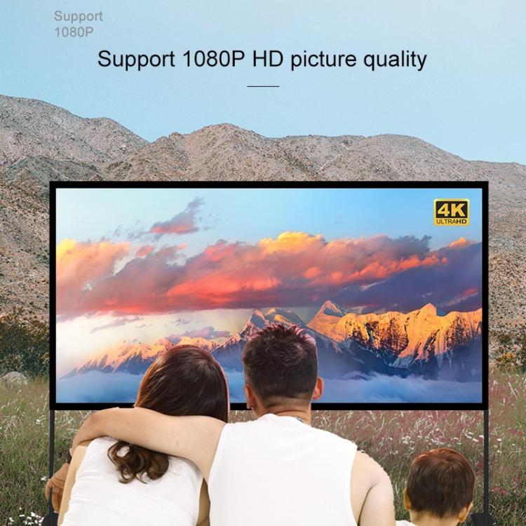 Tenda pieghevole per pellicola proiettore 120" 16:9 in poliestere