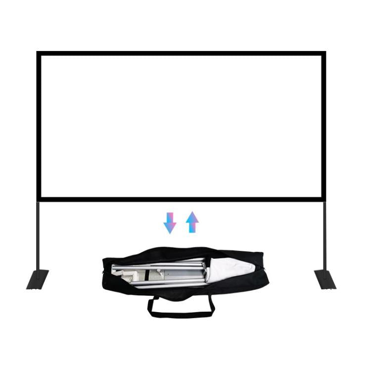Tenda pieghevole per pellicola proiettore 120" 16:9 in poliestere