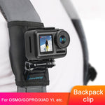 Morsetto clip con vite per GoPro e action camera