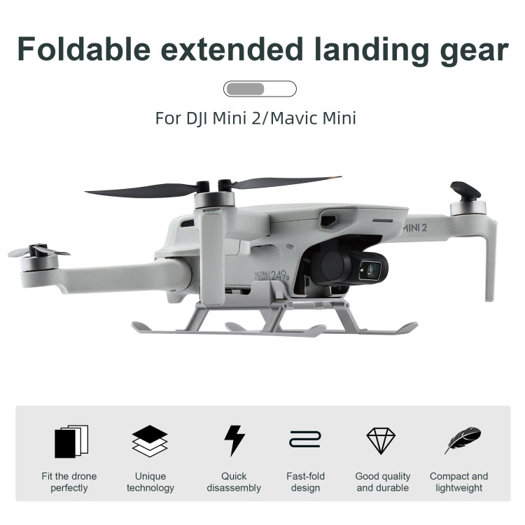 Estensore altezza carrello atterraggio per DJI Mini 2 e Mavic Min
