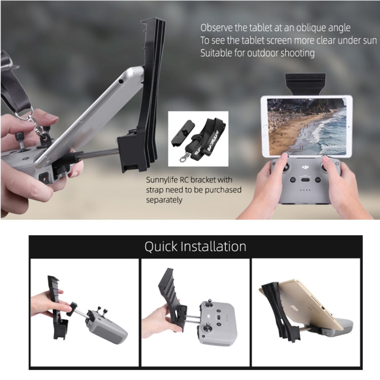 Staffa estensione piastra telecomando per DJI Mavic Air 2