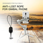 Clip anti-smarrimento con corda per DJI Osmo Mobile 3