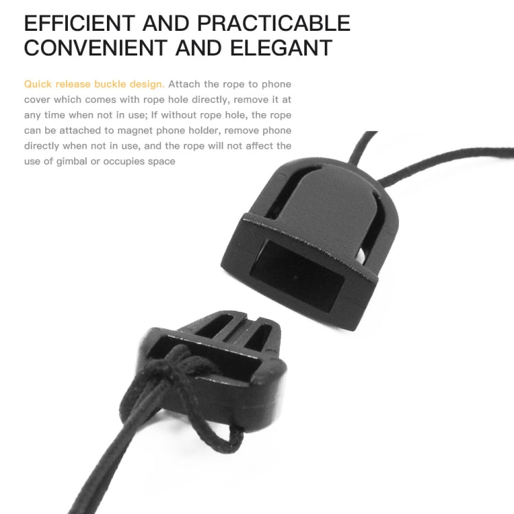 Clip anti-smarrimento con corda per DJI Osmo Mobile 3