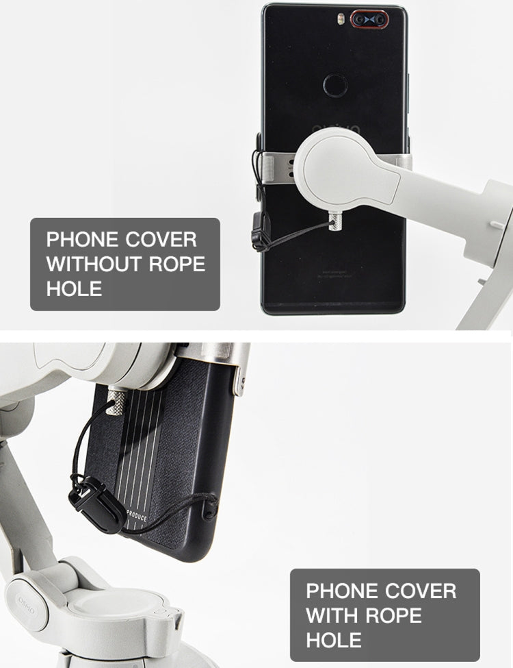 Clip anti-smarrimento con corda per DJI Osmo Mobile 3