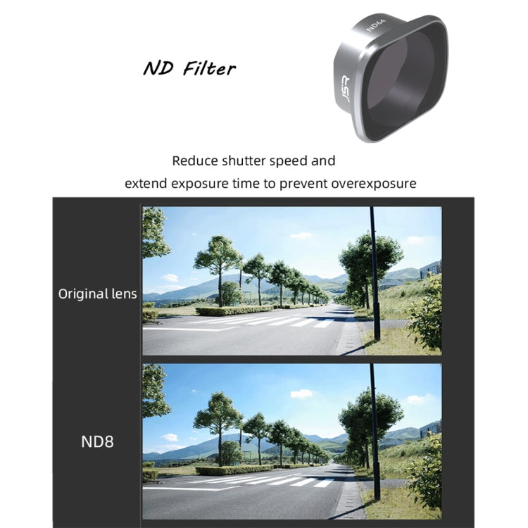Filtro ND64 per obiettivo DJI FPV in lega di alluminio