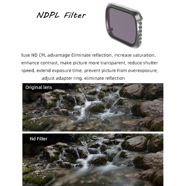 Filtro ND16PL per DJI Air 2S con telaio in alluminio