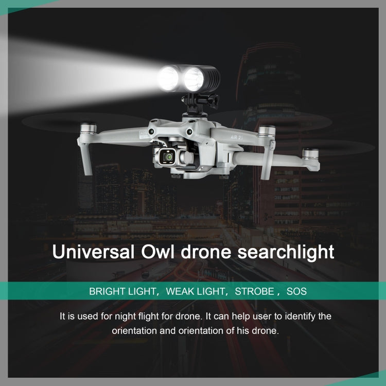 Lampada da volo notturna a forma di gufo per droni DJI