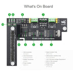 Scheda espansione CAN RS485 per Jetson Nano 3,3V