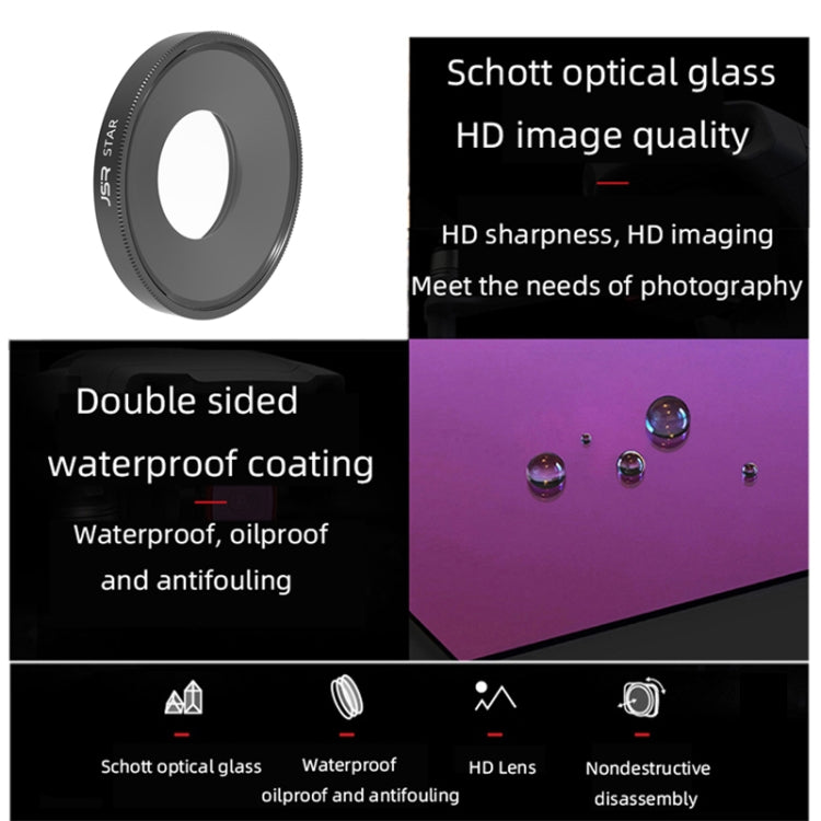 Filtro obiettivo JSR Starlight per DJI Osmo Action 3