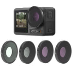 Filtro obiettivo 4 in 1 UV CPL ND16 ND32 per DJI Osmo Action 3