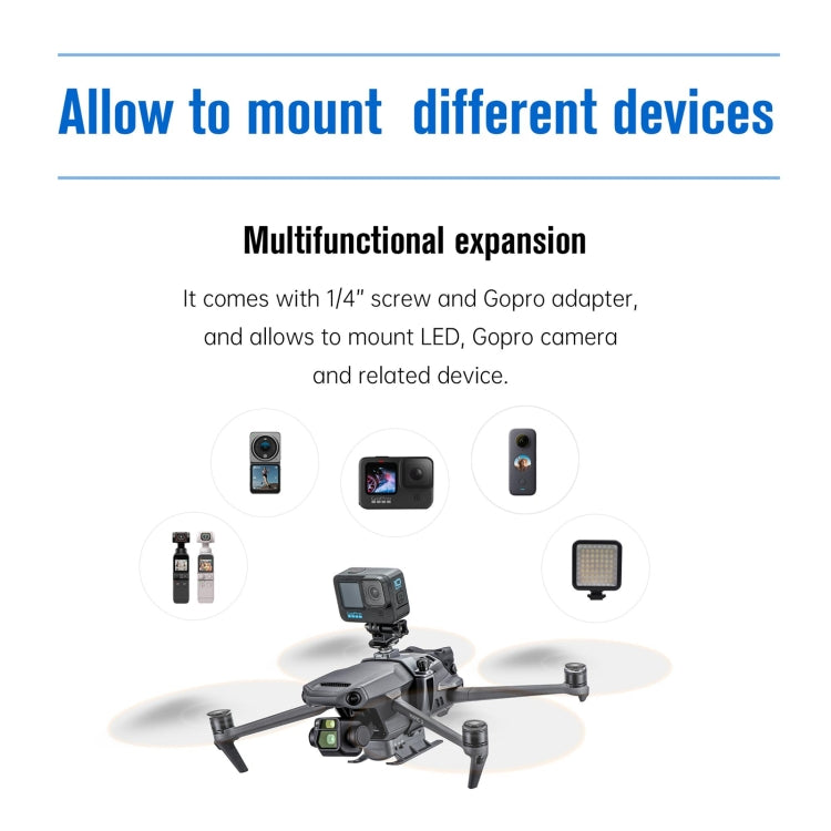 Lanciatore parabolico per DJI Mavic 3 con sistema di lancio aria