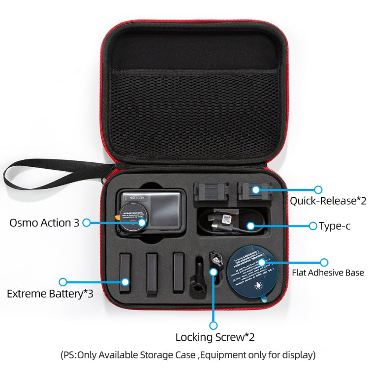 Custodia rigida da trasporto per DJI Osmo Action 3 21x16x6 cm