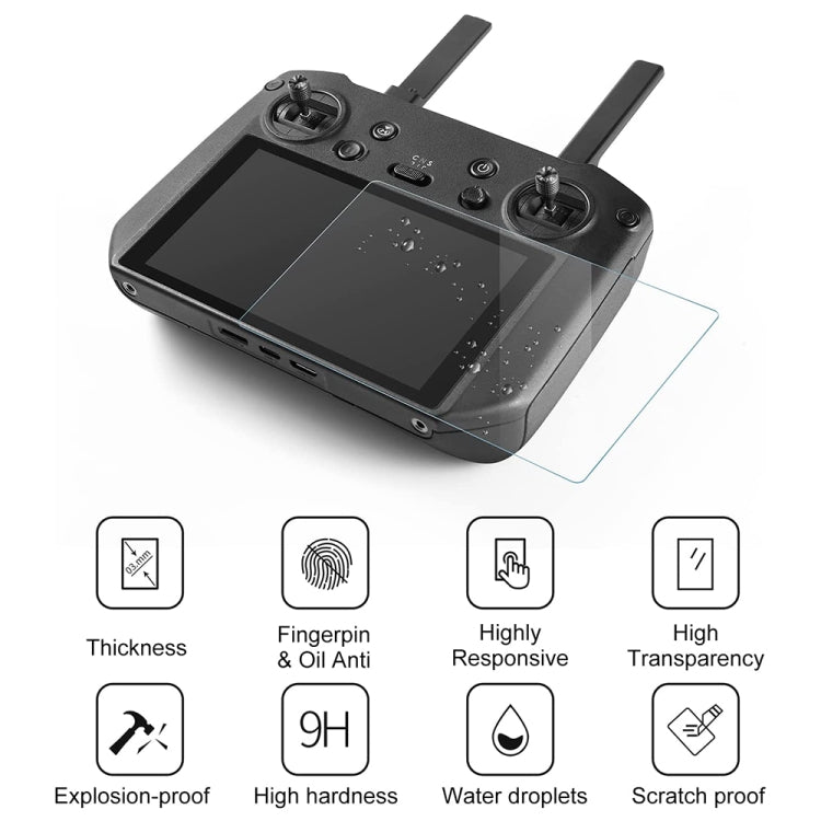 Pellicola vetro temperato per telecomando DJI Mavic 3