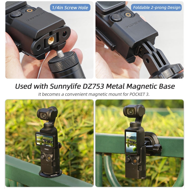Adattatore espansione pieghevole per DJI Osmo Pocket 3