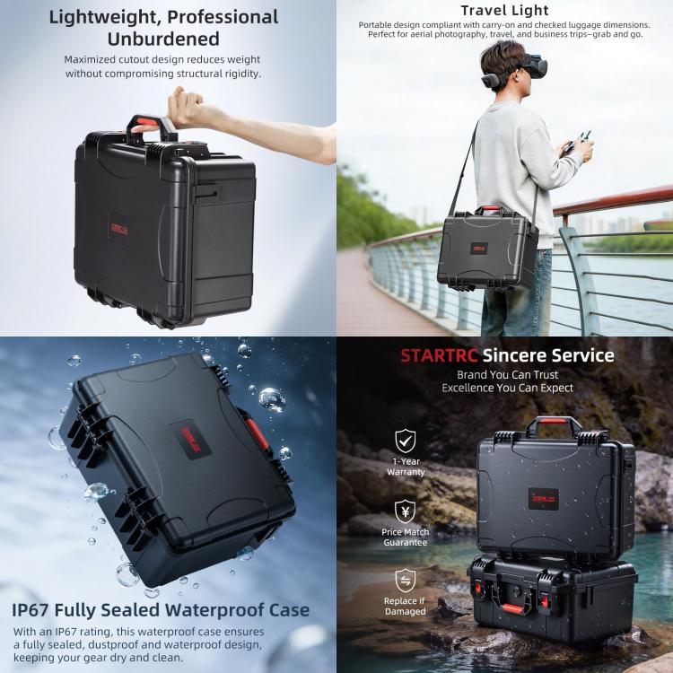 Valigetta impermeabile per DJI Avata 360 con interno sagomato