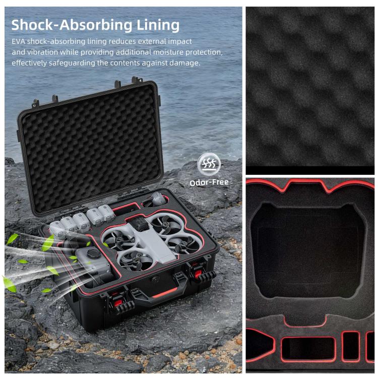 Valigetta impermeabile per DJI Avata 360 con interno sagomato